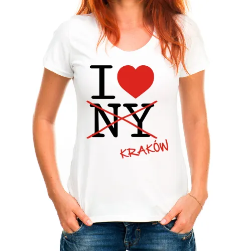 Koszulka I LOVE KRAKÓW (L)::