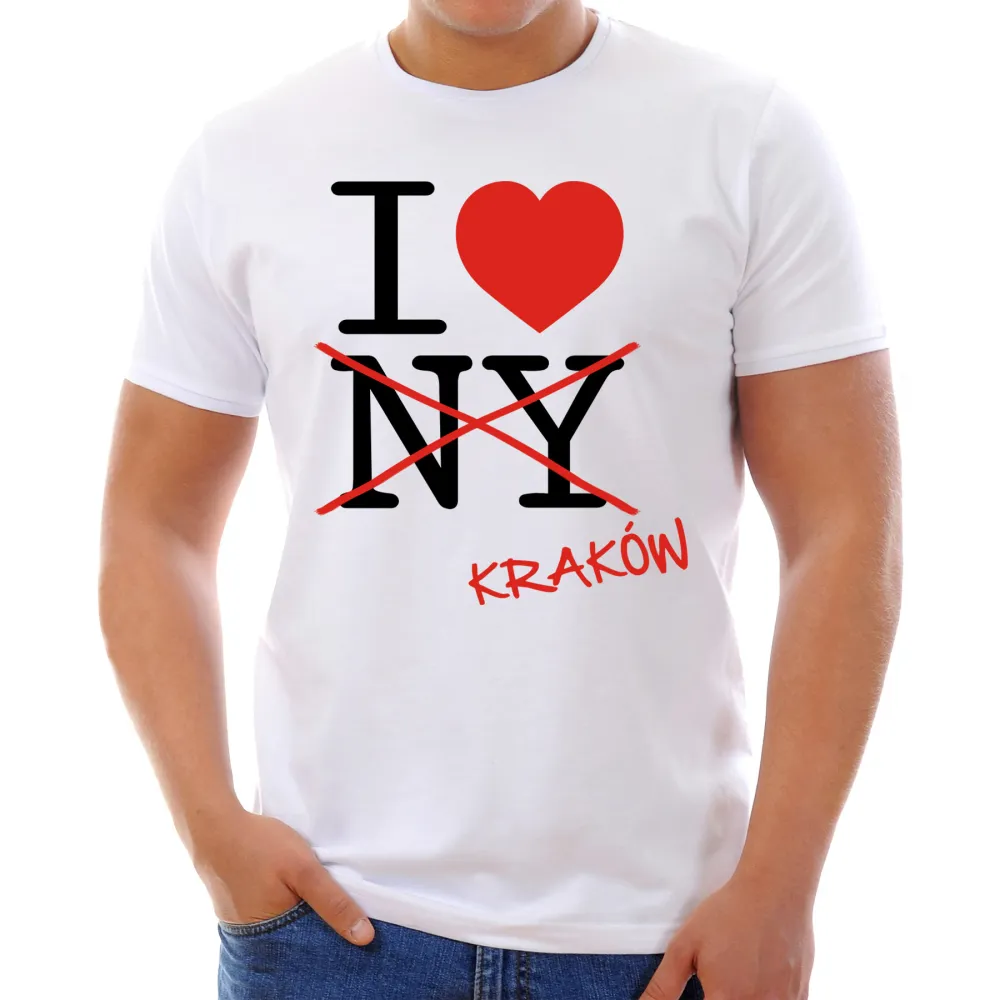 Koszulka I LOVE KRAKÓW (M)::