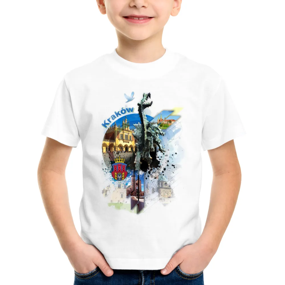 Koszulka Kraków - Kolaż (K)::
