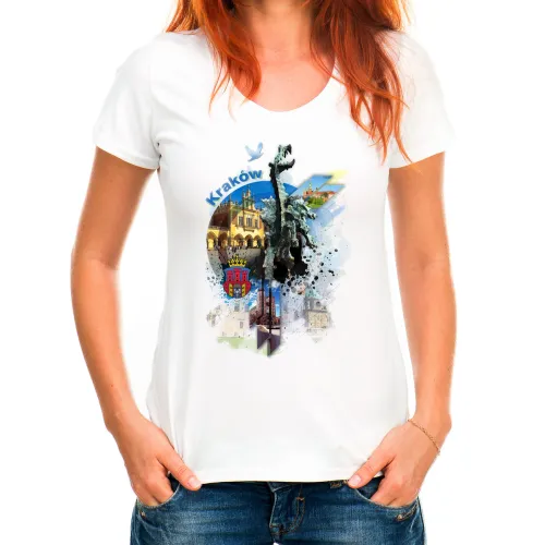 Koszulka Kraków - Kolaż (L)::