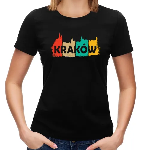 Koszulka Kraków Retro Kolor...