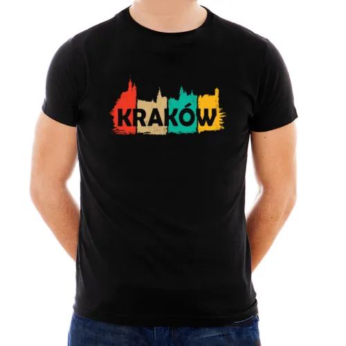 Koszulka Kraków Retro Kolor...