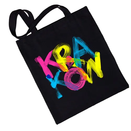 Torba eko Kraków CMYK, czarny