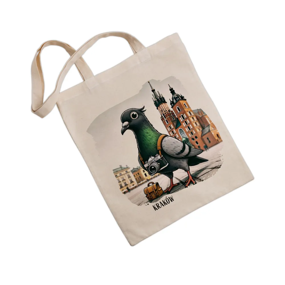 Torba eko Kraków Gołąb Turysta, natural