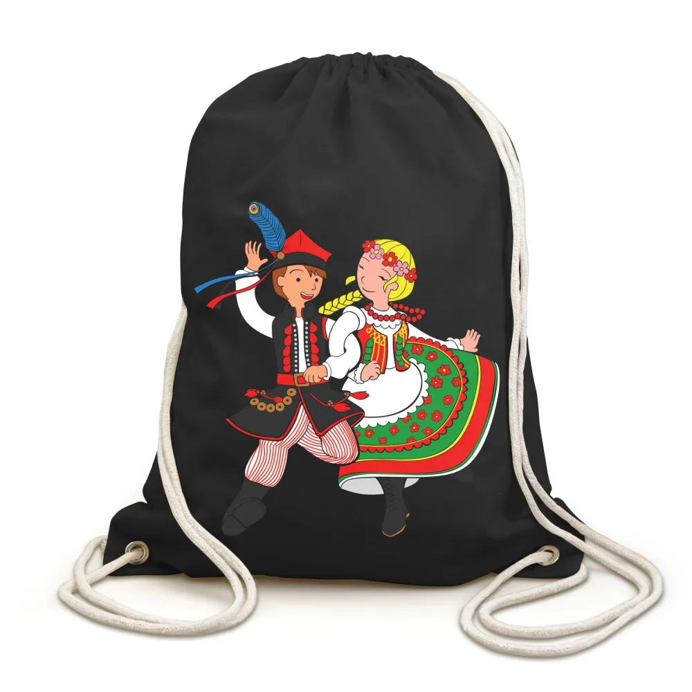 Plecak Worek Para Krakowska, czarny