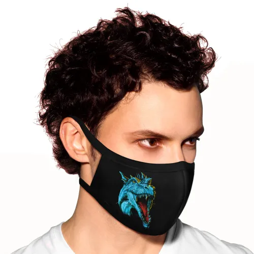 Maseczka Smok niebieski 3W