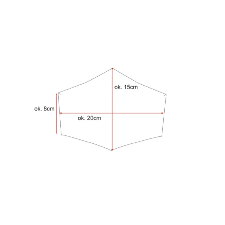 Maseczka Kraków K w Koronie 3W