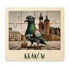 Puzzle Drewniane Kraków Gołąb Turysta