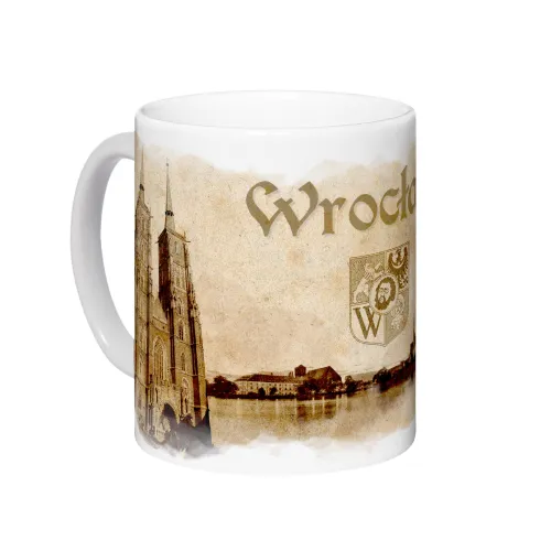 Kubek Wrocław Sepia Katedra