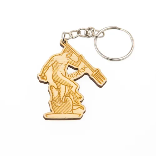 Brelok drewniany Gdańsk Neptun