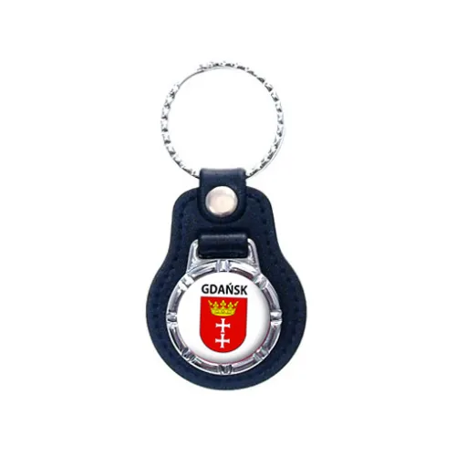 Brelok na skórce Gdańsk Herb