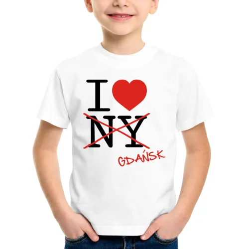 Koszulka I LOVE GDAŃSK (K)::