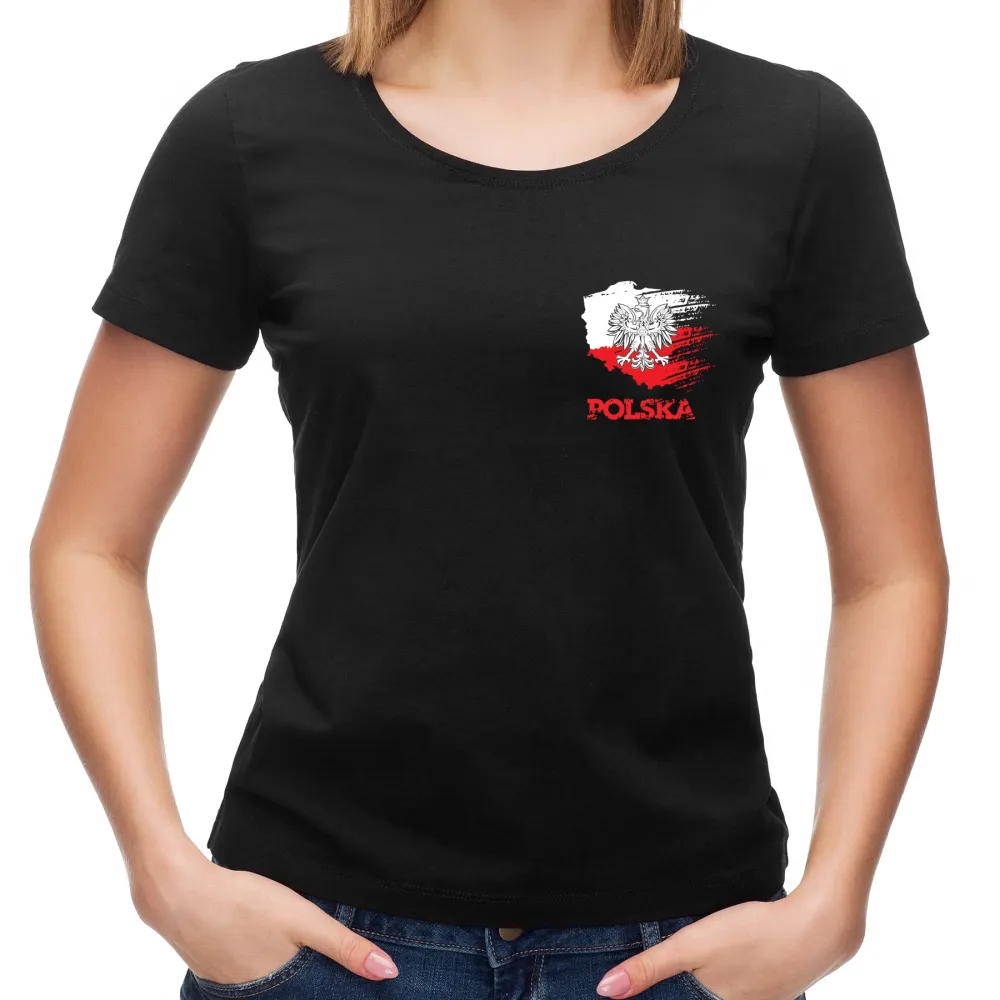 Koszulka Polska Szarpana Logo (L)::