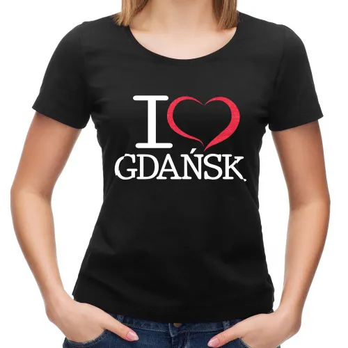 Koszulka I LOVE GDAŃSK (L)::