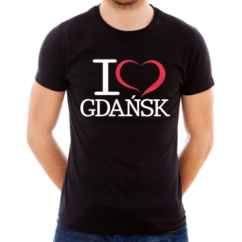 Koszulka I LOVE GDAŃSK (M)::