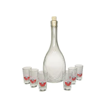 Komplet Karafka "I Love Poland"