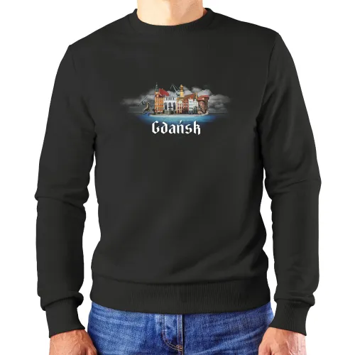 Bluza czarna Gdańsk Zabytki::