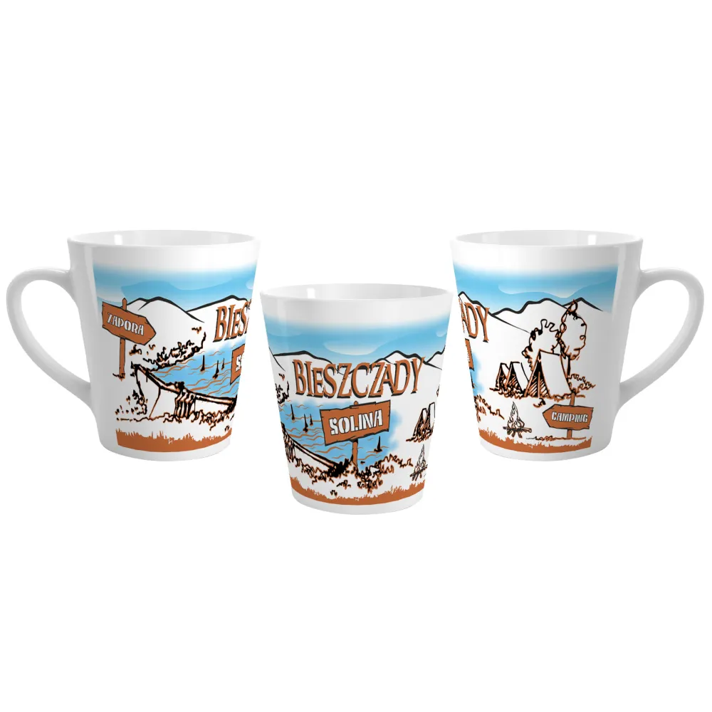 Kubek Latte Bieszczady Solina