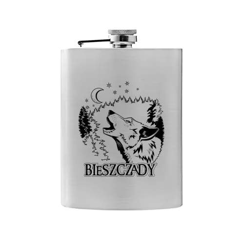 Piersiówka Wilk i Księżyc...