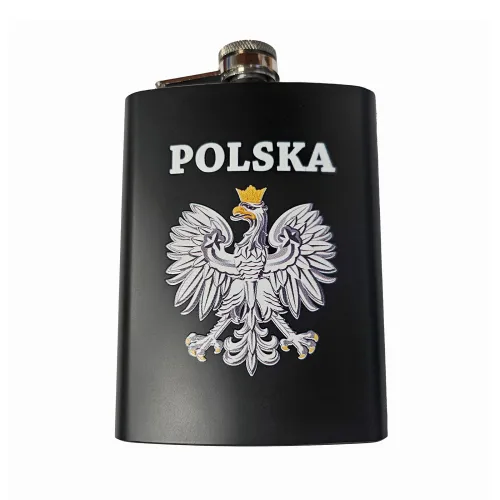 Piersiówka Czarna Metalowa...