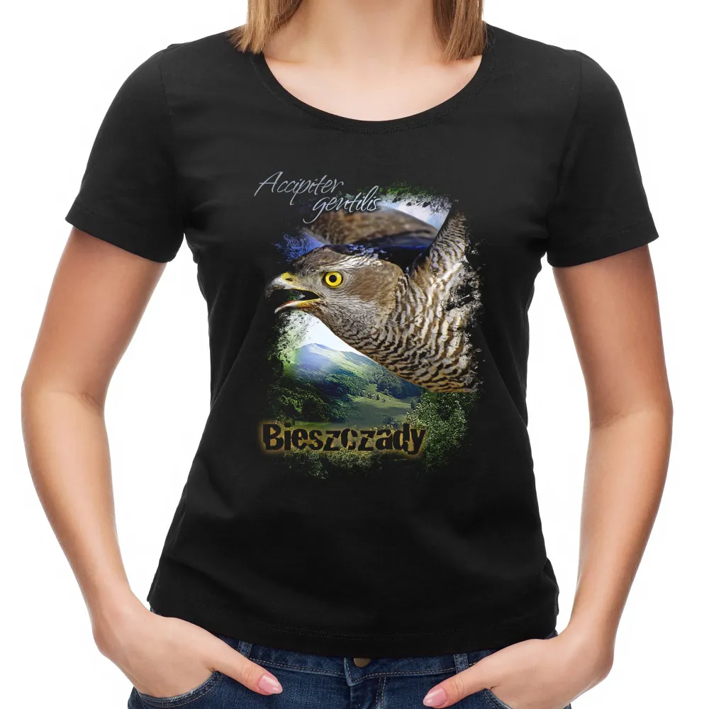 Koszulka Bieszczady Jastrząb lecący (L)::