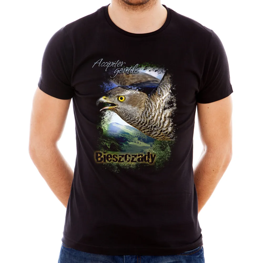 Koszulka Bieszczady Jastrząb lecący (M)::