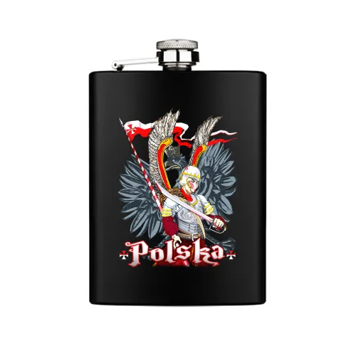 Piersiówka Czarna Metalowa...