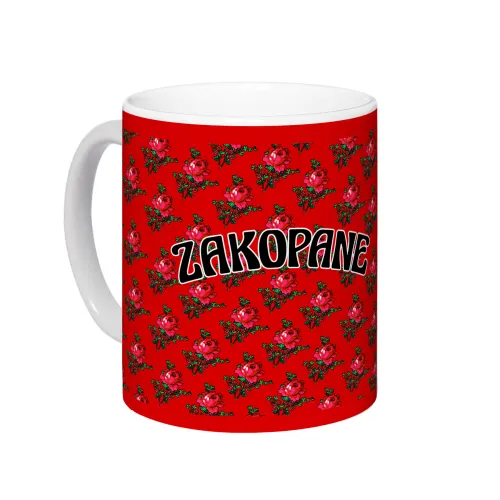 Kubek Zakopane Tybet czerwony